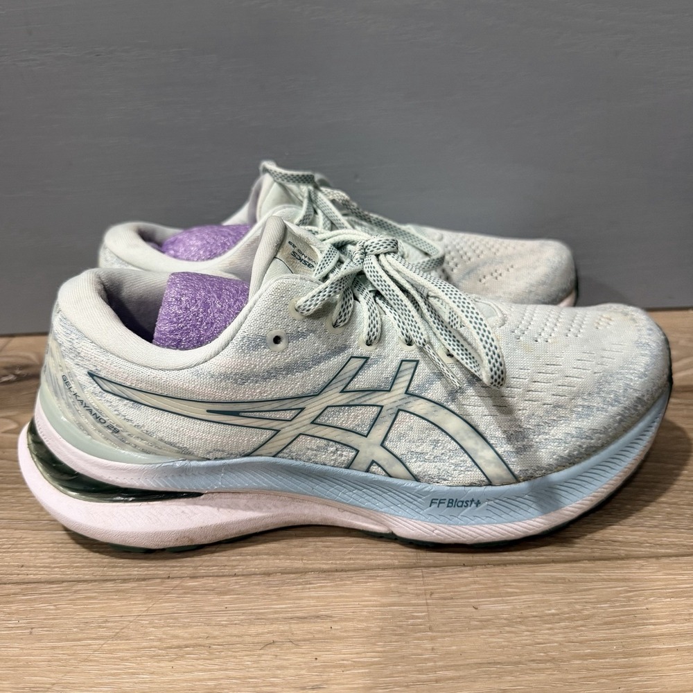 Asics Gel Kayano 29 Womens Running Shoes Size 7.5 Green 1012B272 FF Blast+